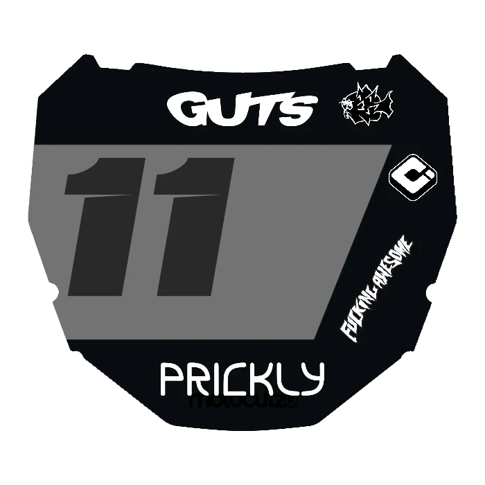 CUSTOM ODI NUMBER PLATE DECAL