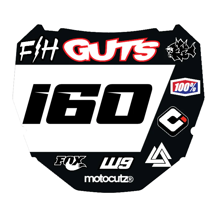 CUSTOM ODI NUMBER PLATE DECAL