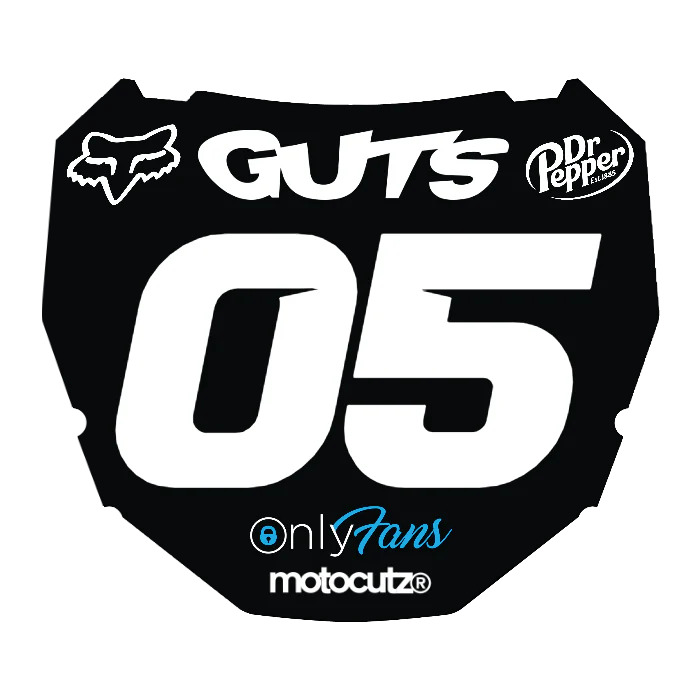 CUSTOM ODI NUMBER PLATE DECAL