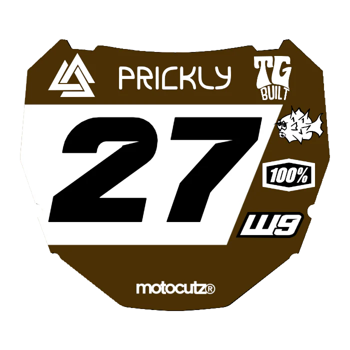 CUSTOM ODI NUMBER PLATE DECAL