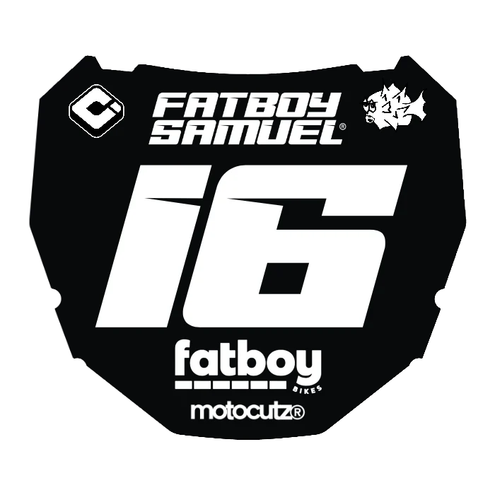 CUSTOM ODI NUMBER PLATE DECAL
