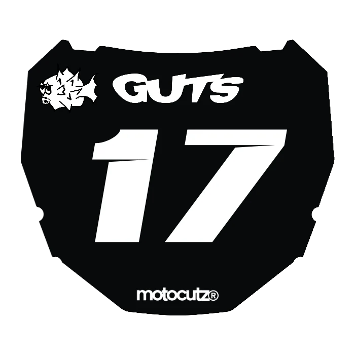 CUSTOM ODI NUMBER PLATE DECAL