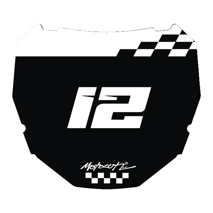 CUSTOM ODI NUMBER PLATE DECAL