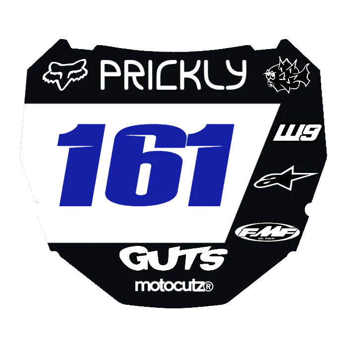 CUSTOM ODI NUMBER PLATE DECAL