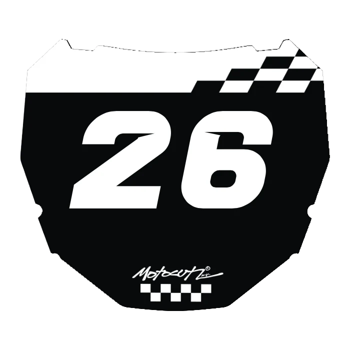 CUSTOM ODI NUMBER PLATE DECAL