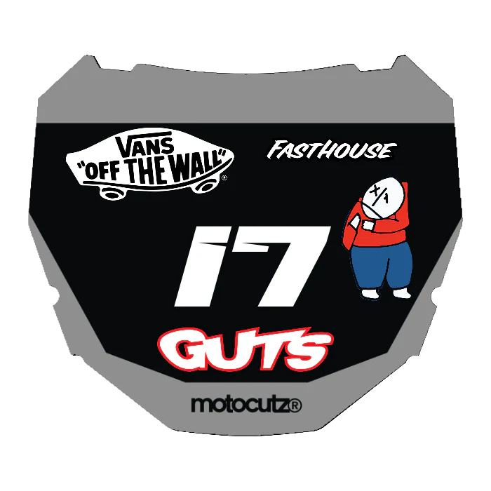CUSTOM ODI NUMBER PLATE DECAL