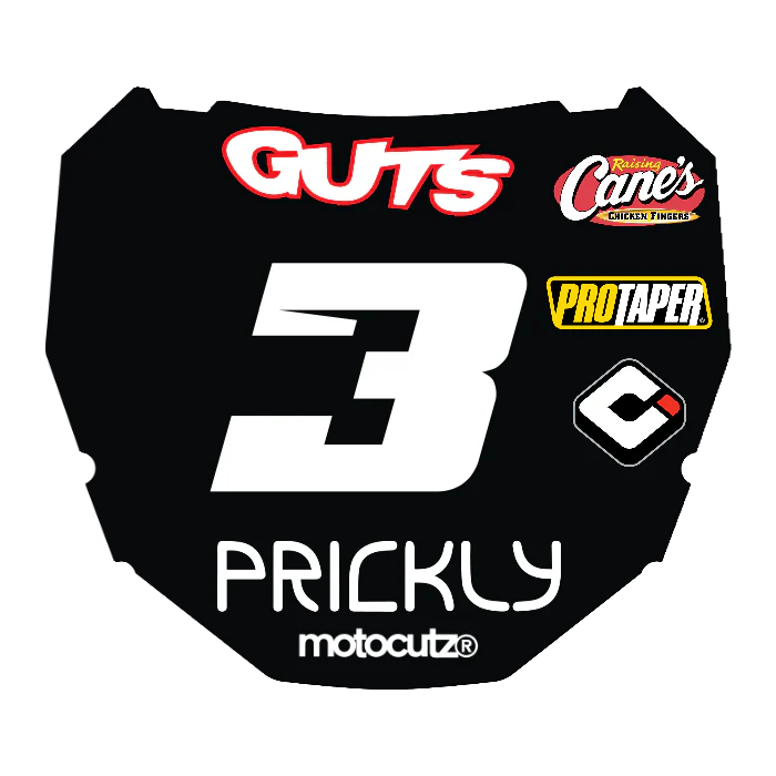 CUSTOM ODI NUMBER PLATE DECAL