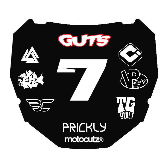 CUSTOM ODI NUMBER PLATE DECAL