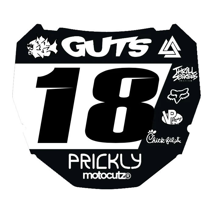 CUSTOM ODI NUMBER PLATE DECAL