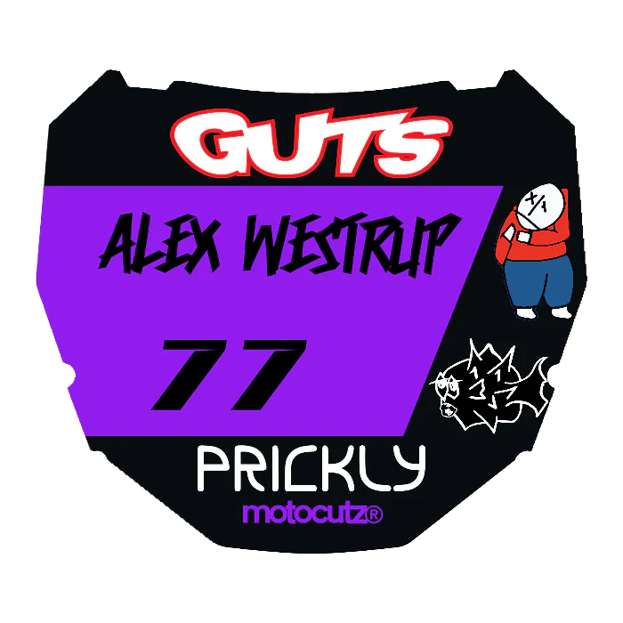 CUSTOM ODI NUMBER PLATE DECAL