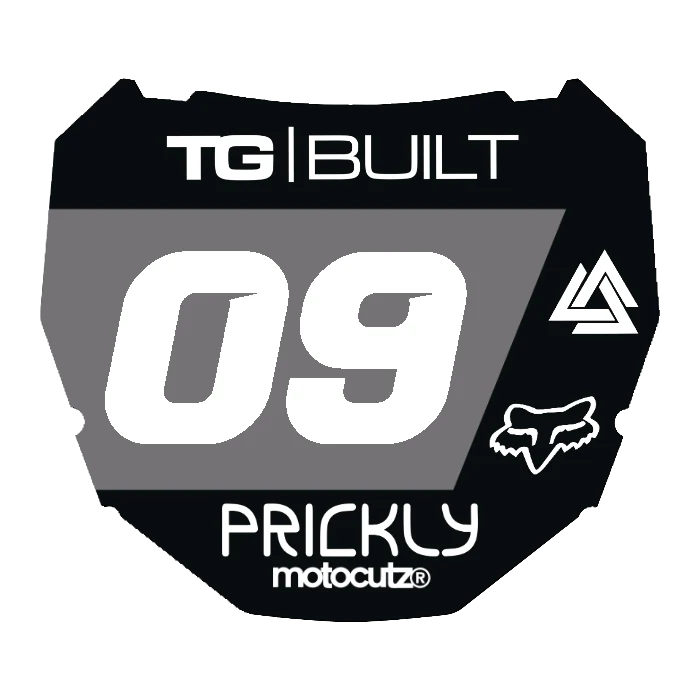 CUSTOM ODI NUMBER PLATE DECAL
