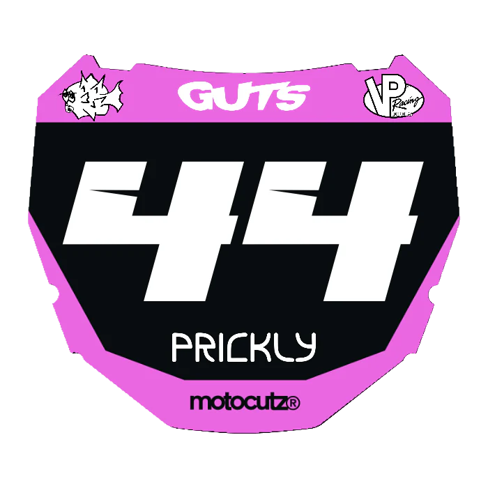 CUSTOM ODI NUMBER PLATE DECAL