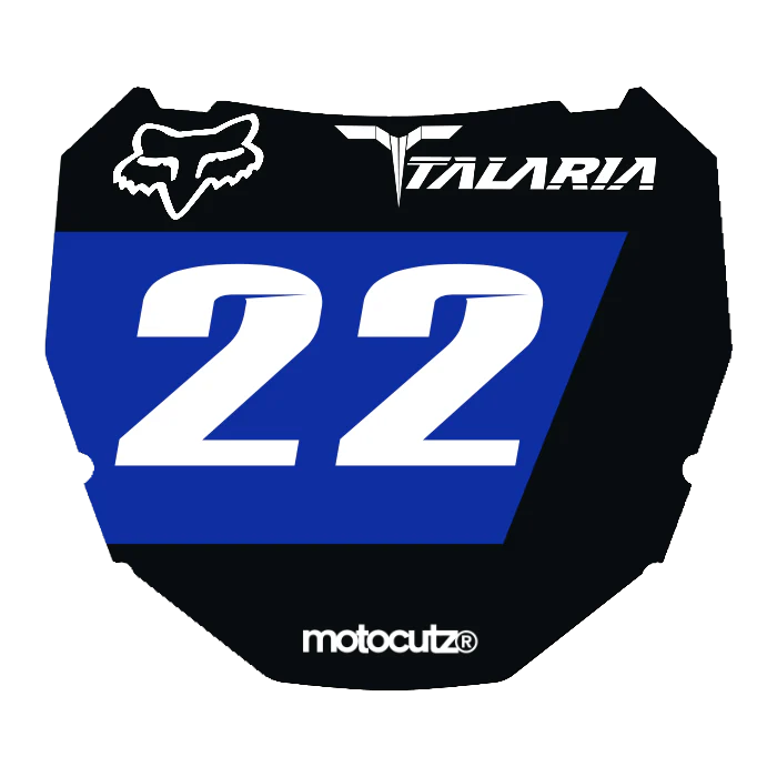 CUSTOM ODI NUMBER PLATE DECAL