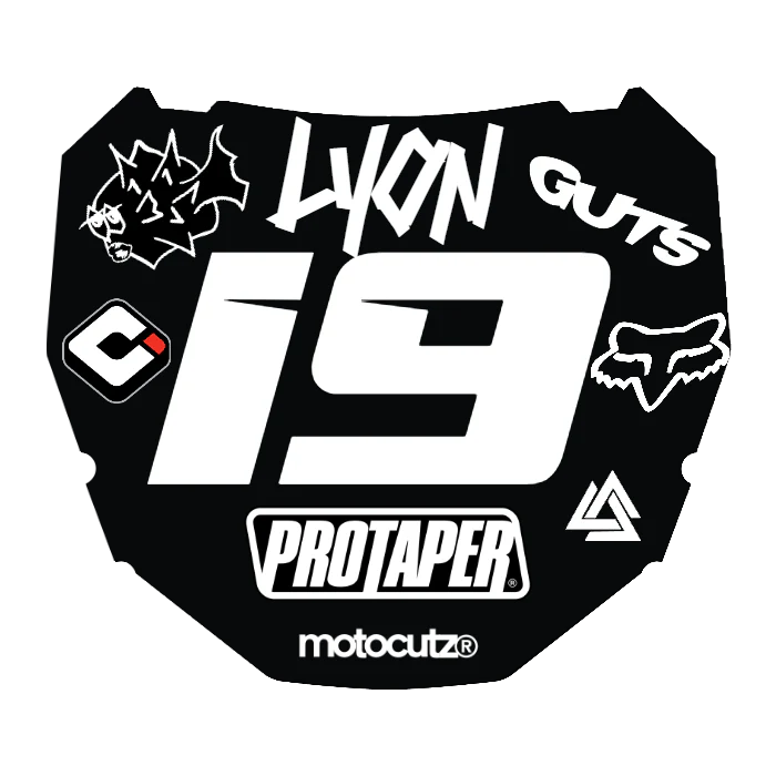 CUSTOM ODI NUMBER PLATE DECAL