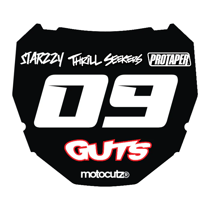 CUSTOM ODI NUMBER PLATE DECAL
