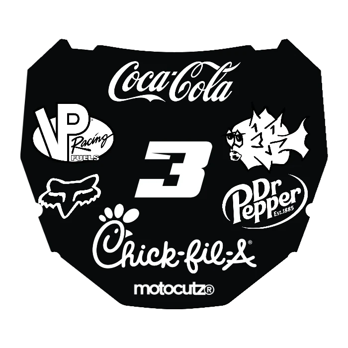 CUSTOM ODI NUMBER PLATE DECAL
