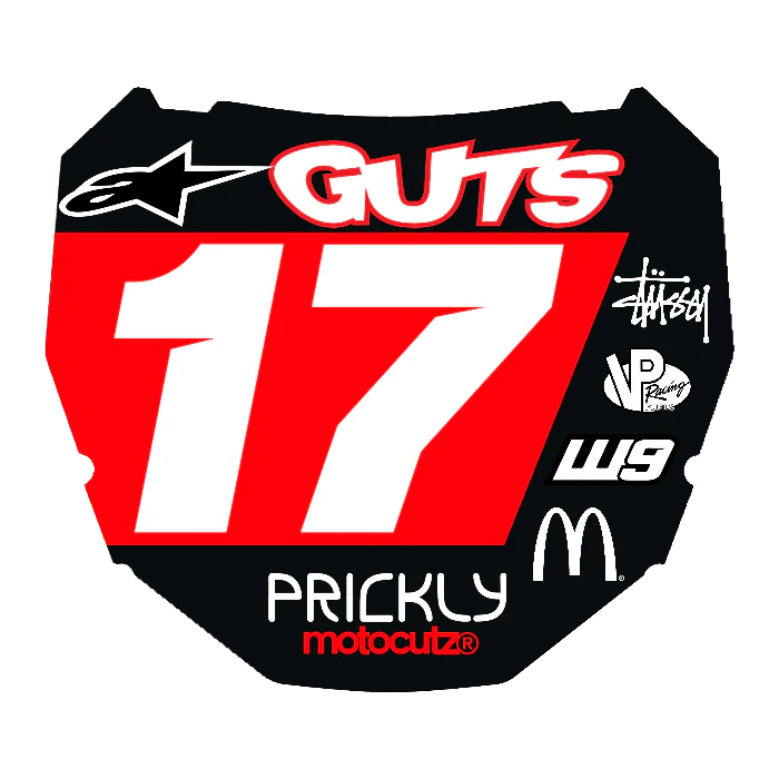 CUSTOM ODI NUMBER PLATE DECAL