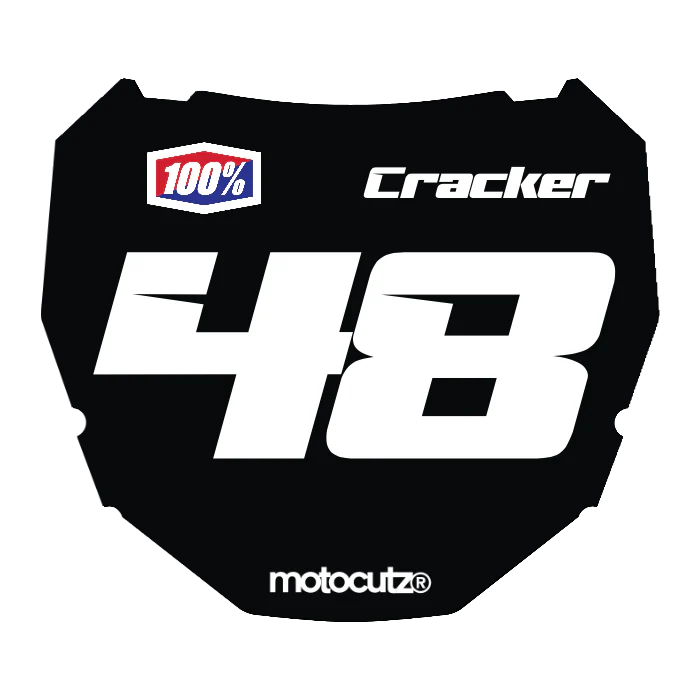 CUSTOM ODI NUMBER PLATE DECAL
