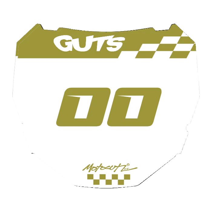 CUSTOM ODI NUMBER PLATE DECAL