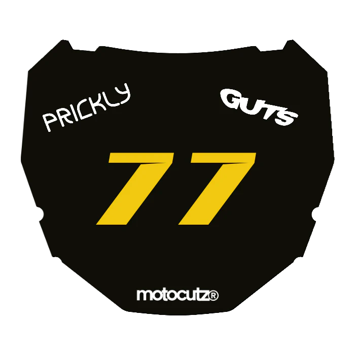 CUSTOM ODI NUMBER PLATE DECAL
