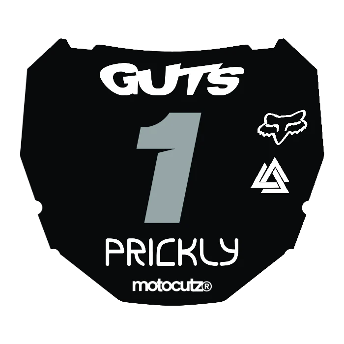 CUSTOM ODI NUMBER PLATE DECAL