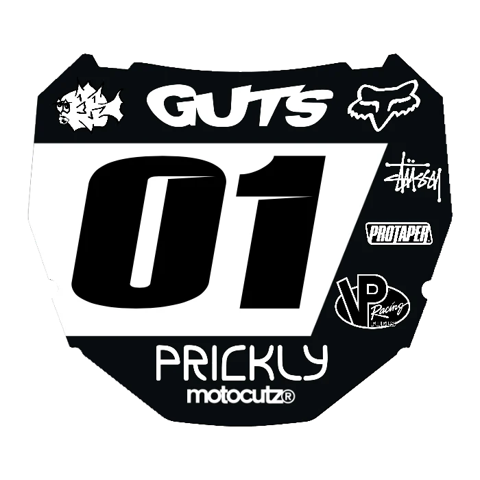 CUSTOM ODI NUMBER PLATE DECAL