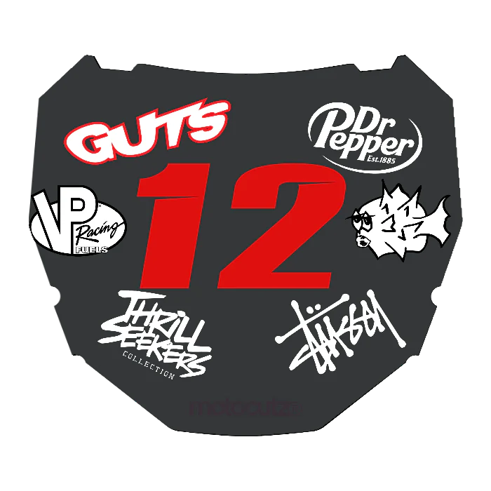 CUSTOM ODI NUMBER PLATE DECAL