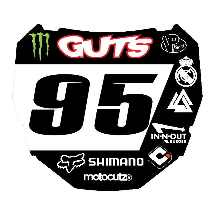 CUSTOM ODI NUMBER PLATE DECAL