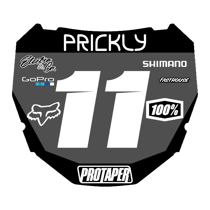 CUSTOM ODI NUMBER PLATE DECAL