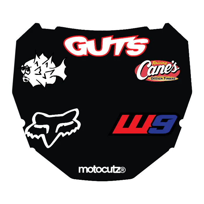 CUSTOM ODI NUMBER PLATE DECAL