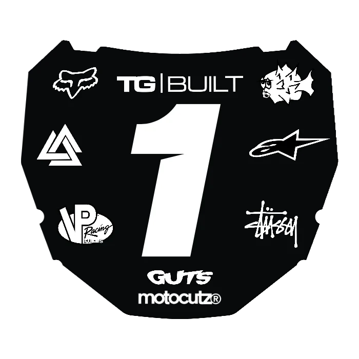 CUSTOM ODI NUMBER PLATE DECAL