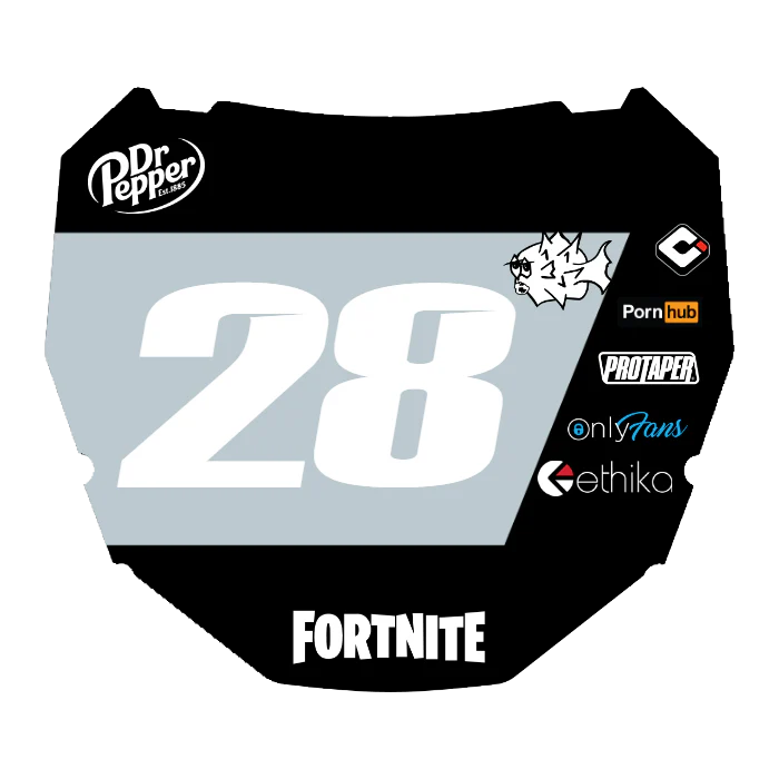 CUSTOM ODI NUMBER PLATE DECAL