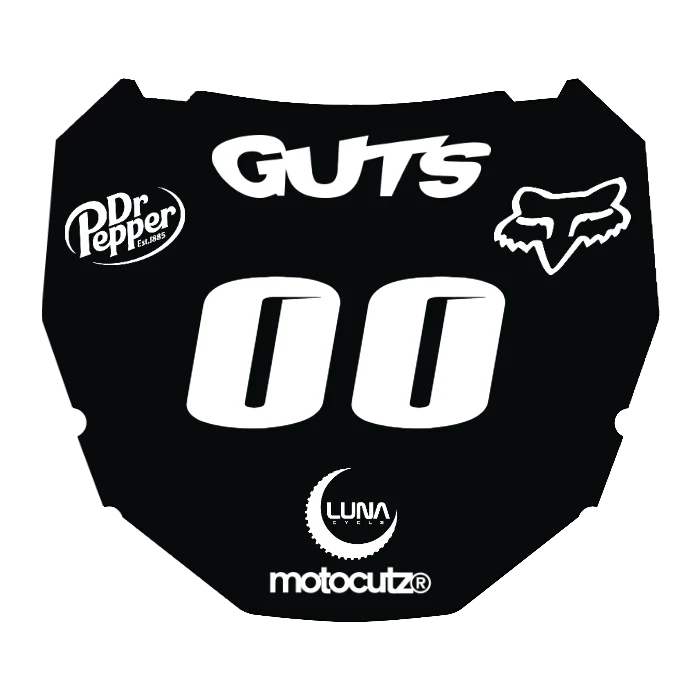 CUSTOM ODI NUMBER PLATE DECAL
