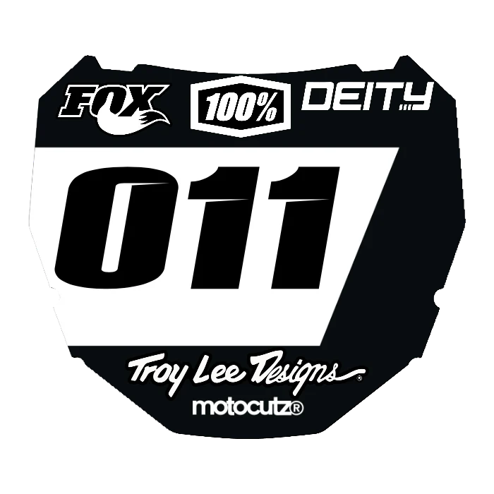 CUSTOM ODI NUMBER PLATE DECAL