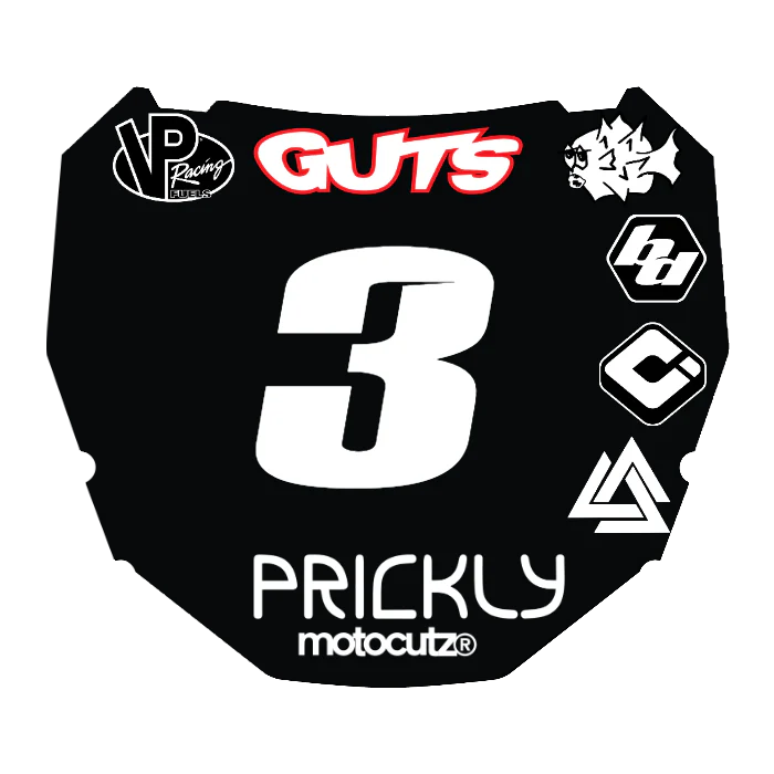 CUSTOM ODI NUMBER PLATE DECAL