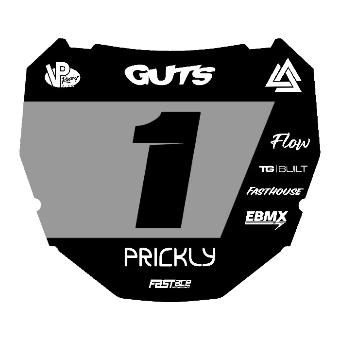 CUSTOM ODI NUMBER PLATE DECAL