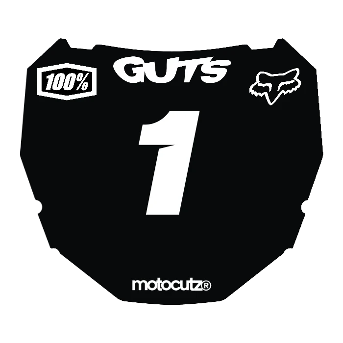 CUSTOM ODI NUMBER PLATE DECAL