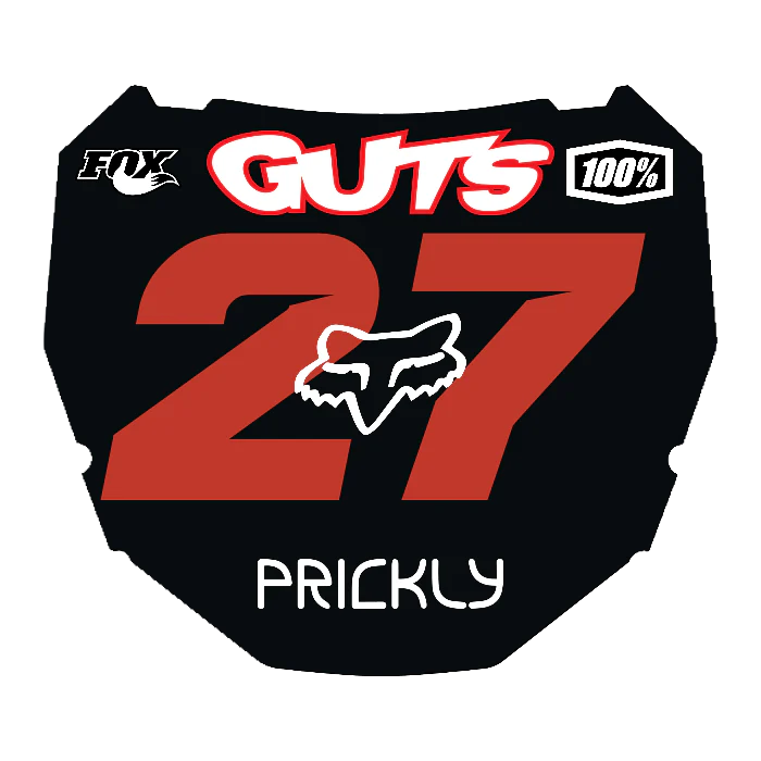 CUSTOM ODI NUMBER PLATE DECAL