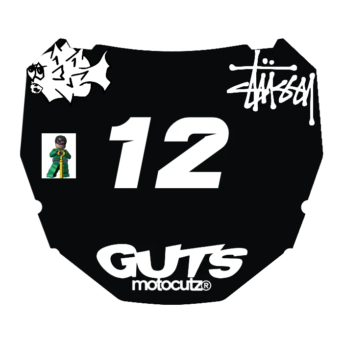 CUSTOM ODI NUMBER PLATE DECAL