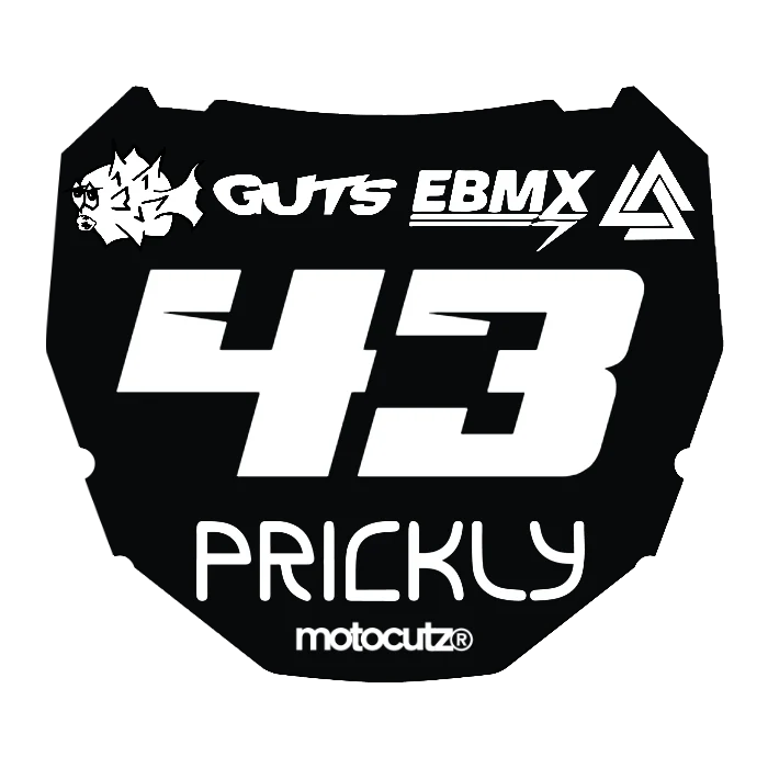 CUSTOM ODI NUMBER PLATE DECAL