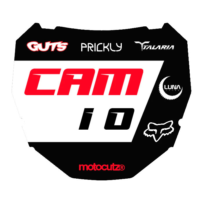 CUSTOM ODI NUMBER PLATE DECAL