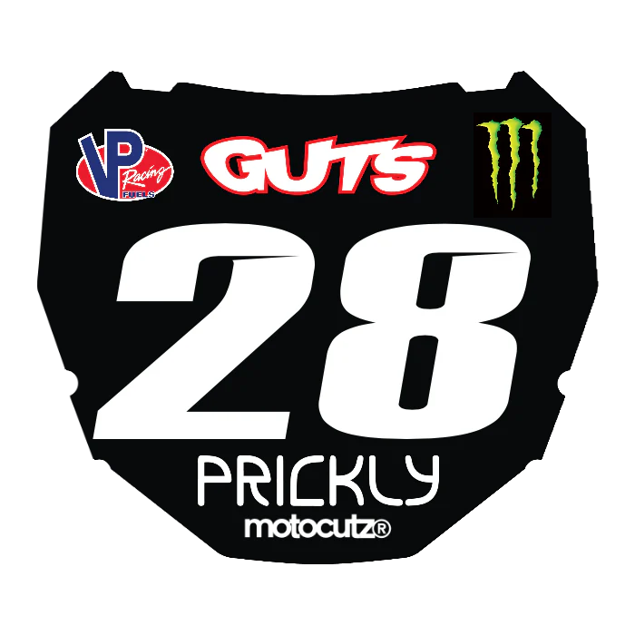 CUSTOM ODI NUMBER PLATE DECAL