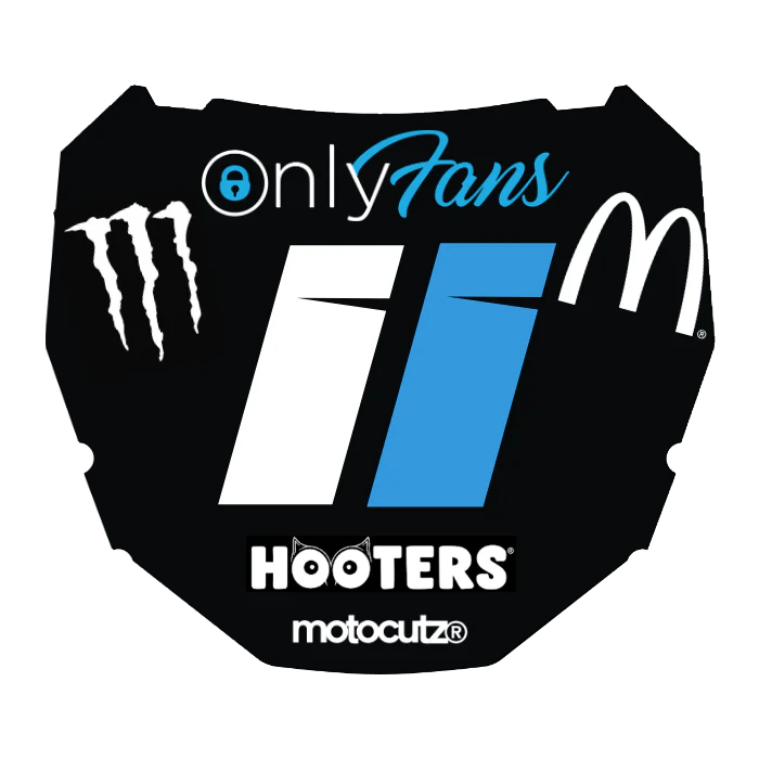 CUSTOM ODI NUMBER PLATE DECAL