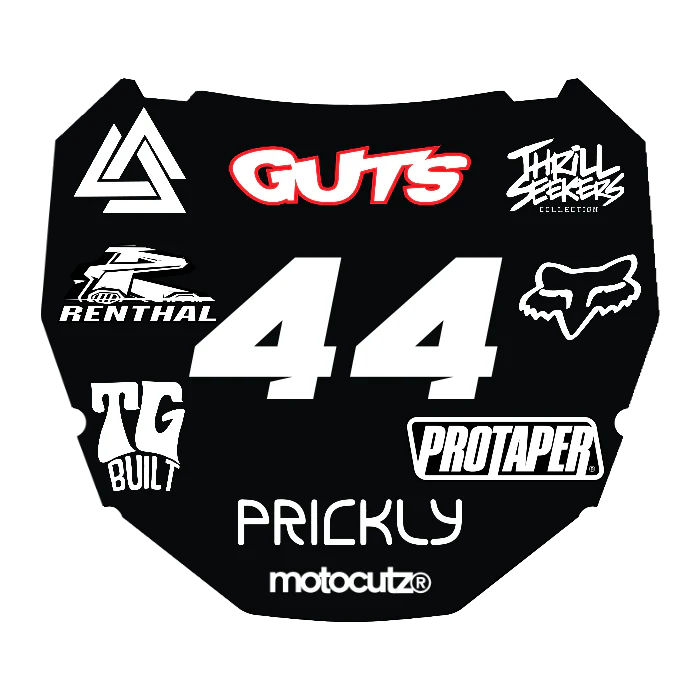 CUSTOM ODI NUMBER PLATE DECAL