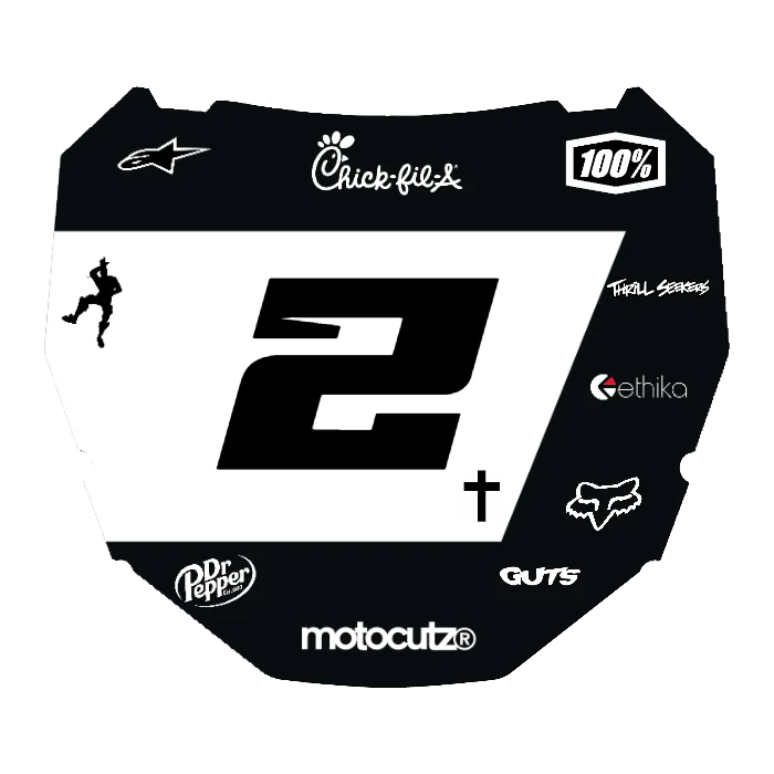 CUSTOM ODI NUMBER PLATE DECAL