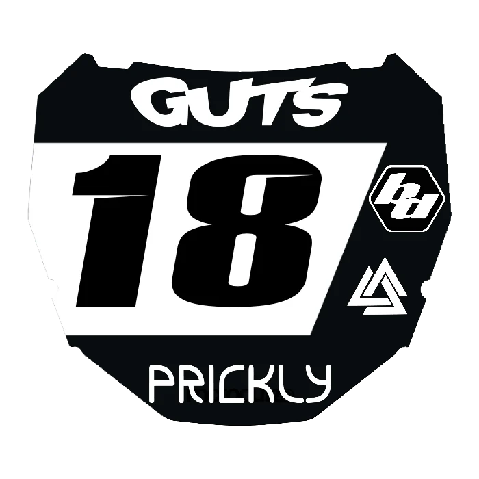 CUSTOM ODI NUMBER PLATE DECAL