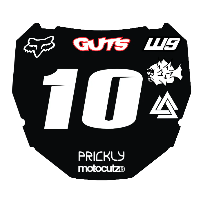 CUSTOM ODI NUMBER PLATE DECAL