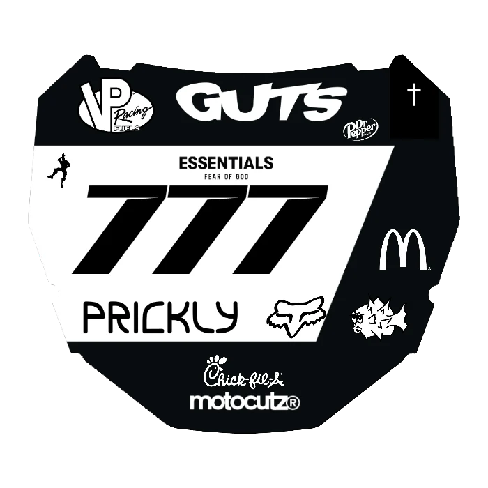 CUSTOM ODI NUMBER PLATE DECAL