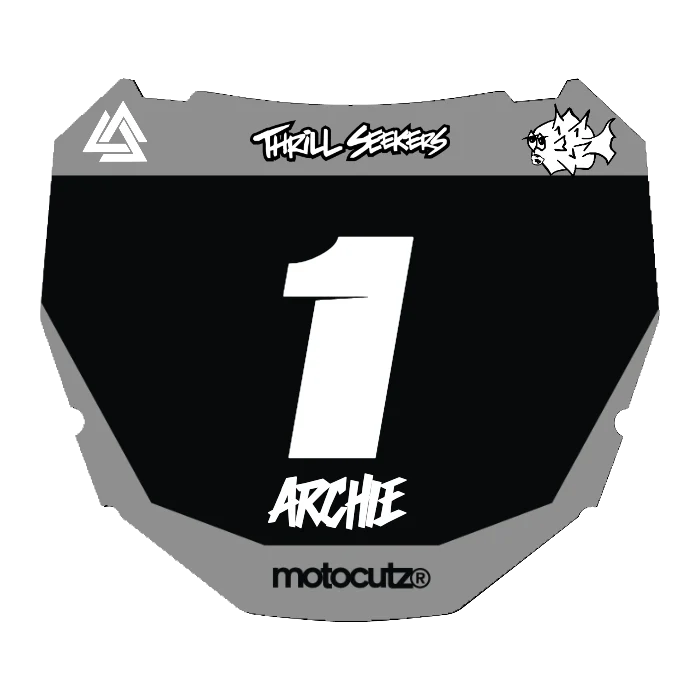 CUSTOM ODI NUMBER PLATE DECAL