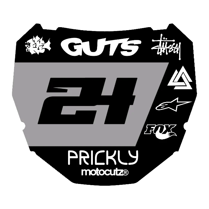 CUSTOM ODI NUMBER PLATE DECAL